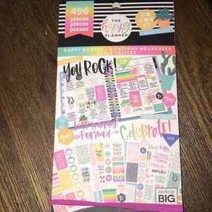 The Happy Planner Happy Quotes Sticker Book NEW
